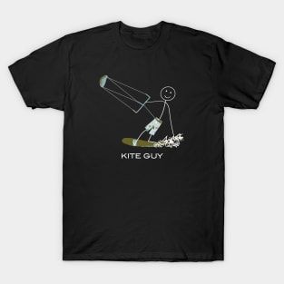 Funny Mens Kiteboarding Design T-Shirt